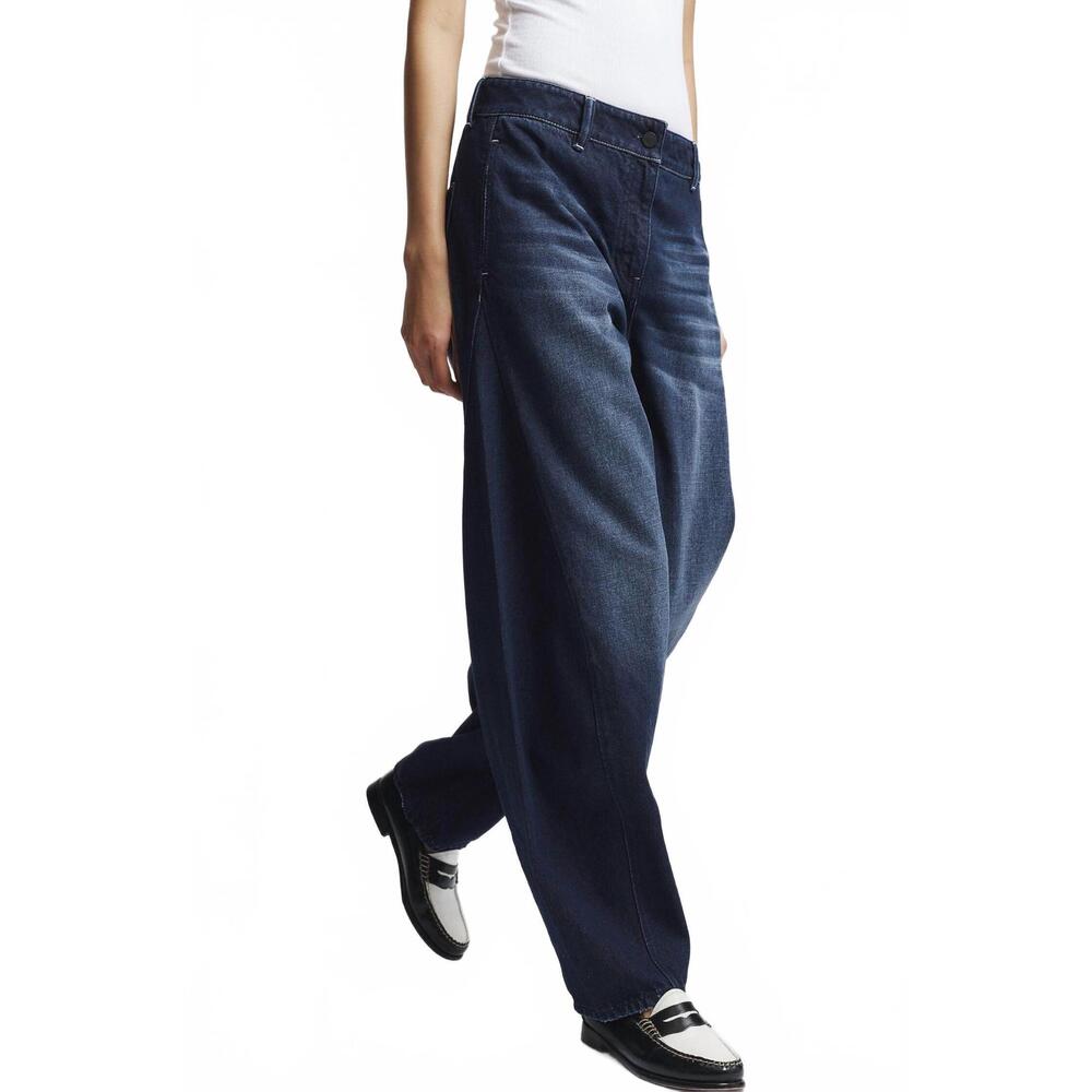 NEW SAINT ART stevie barrel jeans in mechanic wash